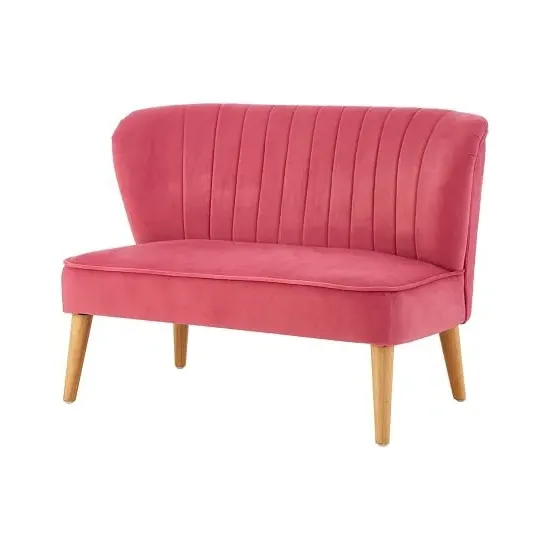 Cabane Kids 2-Seater Sofa - Pink, Velvet