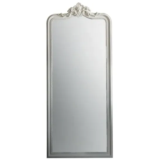 Cabot Leaner Floor Mirror - White, Wood