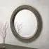 Cabrera Large Round Wall Mirror - Pewter