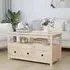 Cadell Coffee Table with 3 Drawers - Natural, Pine Wood