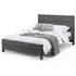 Cadhla King Size Bed - Storm Grey, MDF