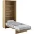 Cadillac Vertical Wall Single Bed with Storage - Artisan Oak