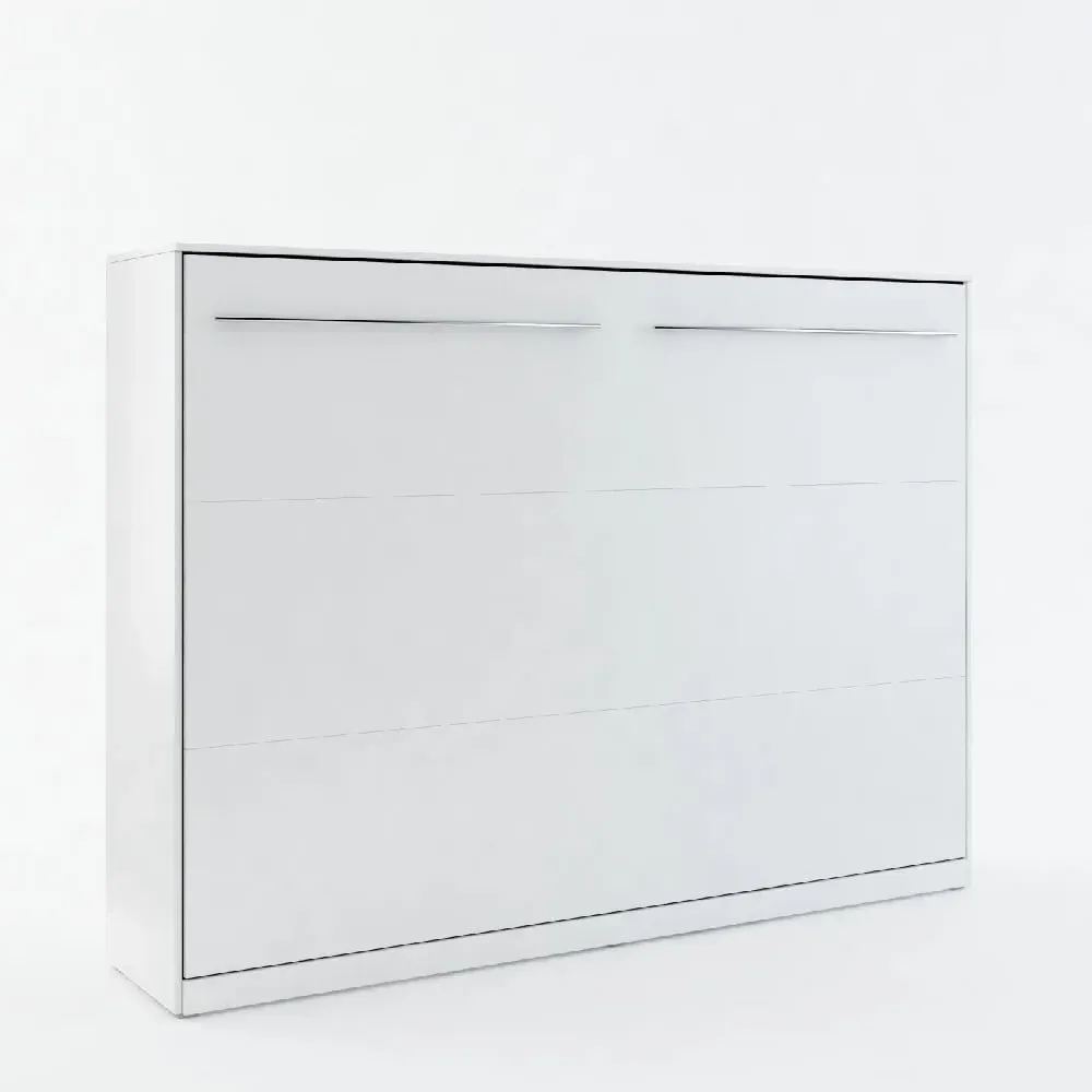 Cadott Double Wall Bed with LED - Matt White