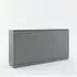 Cadott Single Wall Bed with LED - Matt Grey