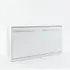 Cadott Single Wall Bed with LED - Matt White