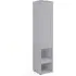 Cadott Tall Storage Cabinet with 1 Door - Grey