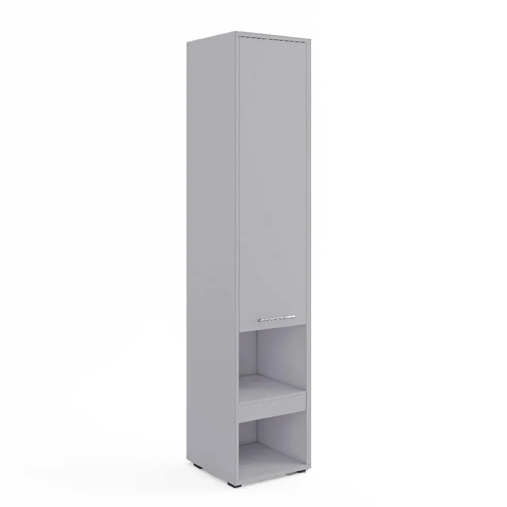 Cadott Tall Storage Cabinet with 1 Door - Grey