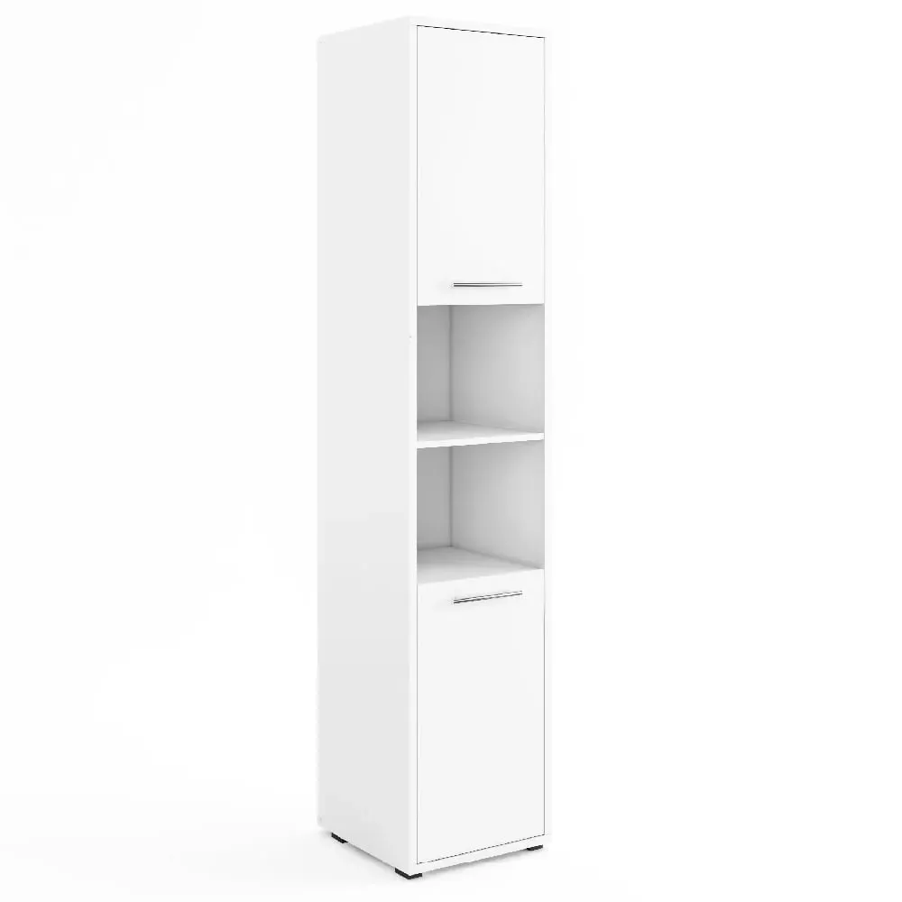 Cadott Tall Storage Cabinet with 2 Doors - White