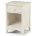 Caelia Bedside Cabinet with 1 Drawer - Stone White