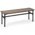 Caelum Dining Bench - Mocha Elm, Beech Wood