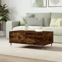 Caen Coffee Table with Drawer - Smoked Oak, Engineered Wood