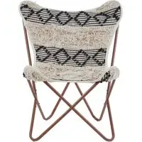 Cafenos Cotton Butterfly Bedroom Chair - Multicolor