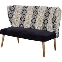 Cafenos Moroccan 2-Seater Fabric Sofa - White