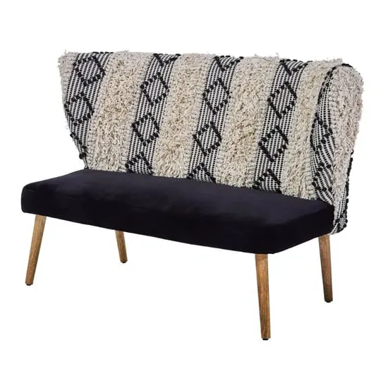 Cafenos Moroccan 2-Seater Fabric Sofa - White