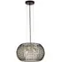 Cage Round 4 Pendant Light - Black, Steel