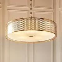 Cagney 5 Light Pendant Light - White, Metal
