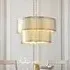 Cagney 6 Light Pendant Light - White, Metal