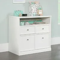 Caguas 4-Drawer Wooden Storage Cabinet - White alternate view