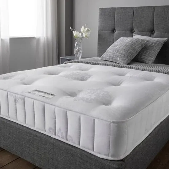 Cahya Elite Pocket Spring Super King Size Mattress - White, Damask product
