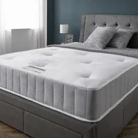 Cahya Orthopaedic Single Mattress - White, Damask alternate view