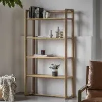 Cairo 4-Shelf Open Display Unit - Natural, Oak