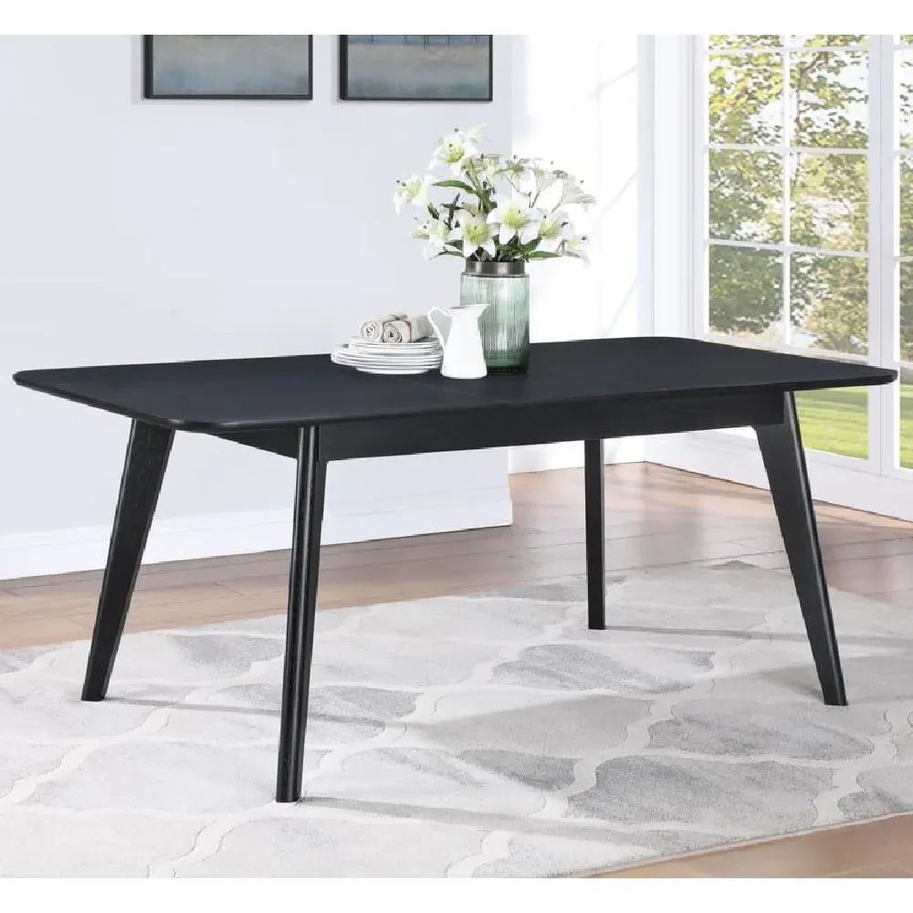 Cairo Extendable Dining Table - Black, Wood