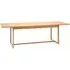 Cairo Extendable Rectangular Dining Table - Natural