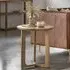 Cairo Round Side Table - Natural, Oak