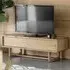 Cairo TV Stand with 2 Doors - Natural, Oak