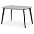Calah Rectangular Dining Table - Grey, Hardwood