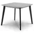Calah Square Dining Table - Grey, Hardwood
