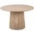 Calais Round Dining Table - White, Oak