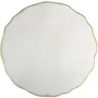 Calgary Square Wall Mirror - Champagne, Wood