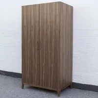 Calhoun 2-Door Wardrobe - Walnut