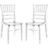 Calhoun Side Dining Chairs - Clear, Polycarbonate