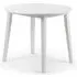 Calista Round Drop-Leaf Dining Table - White, MDF