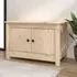 Calistoga Shoe Storage Bench with 2 Doors - Natural, Pinewood
