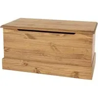 Calixto Blanket Box with Storage - Oak