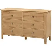 Callia 6 Drawer Chest - Natural, Oak