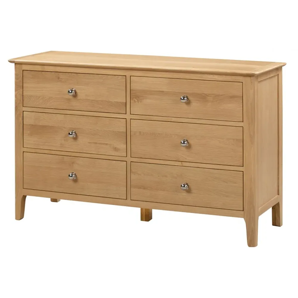 Callia 6 Drawer Chest - Natural, Oak
