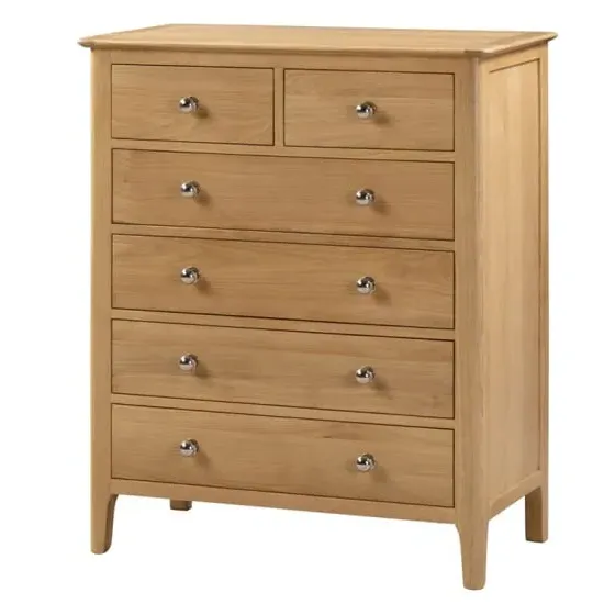 Callia 6-Drawer Chest of Drawers - Oak image