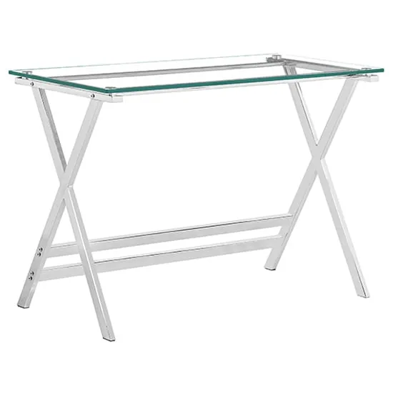 Callia Console Table - Clear Glass, Metal