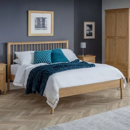 Callia Double Bed Frame - Oak