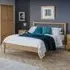 Callia King Size Bed Frame - Oak