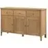 Callia Sideboard with 3 Doors and 3 Drawers - Oak