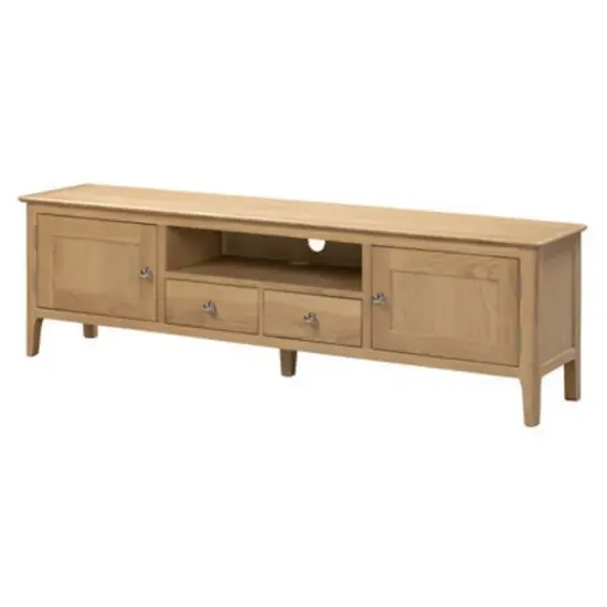 Callia TV Unit with 2 Doors 2 Drawers - Oak