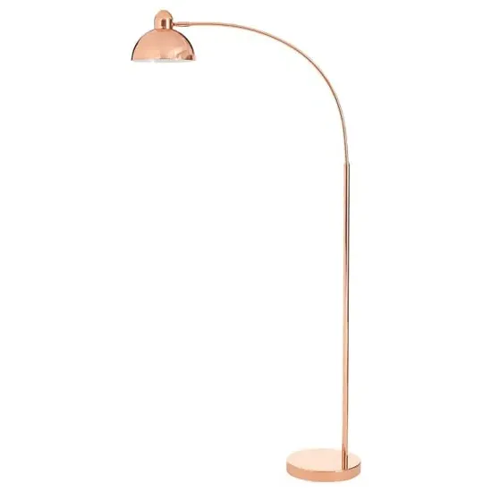 Callibren Metal Floor Lamp with Tiltable Shade - Copper image