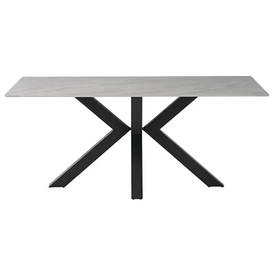 Callie 180cm Dining Table - Rebecca Grey, Sintered Stone