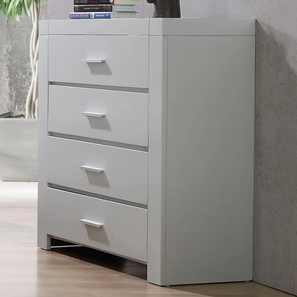 Calliope Chest of 4 Drawers - Grey