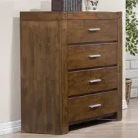 Calliope Chest of 4 Drawers - Rustic Oak